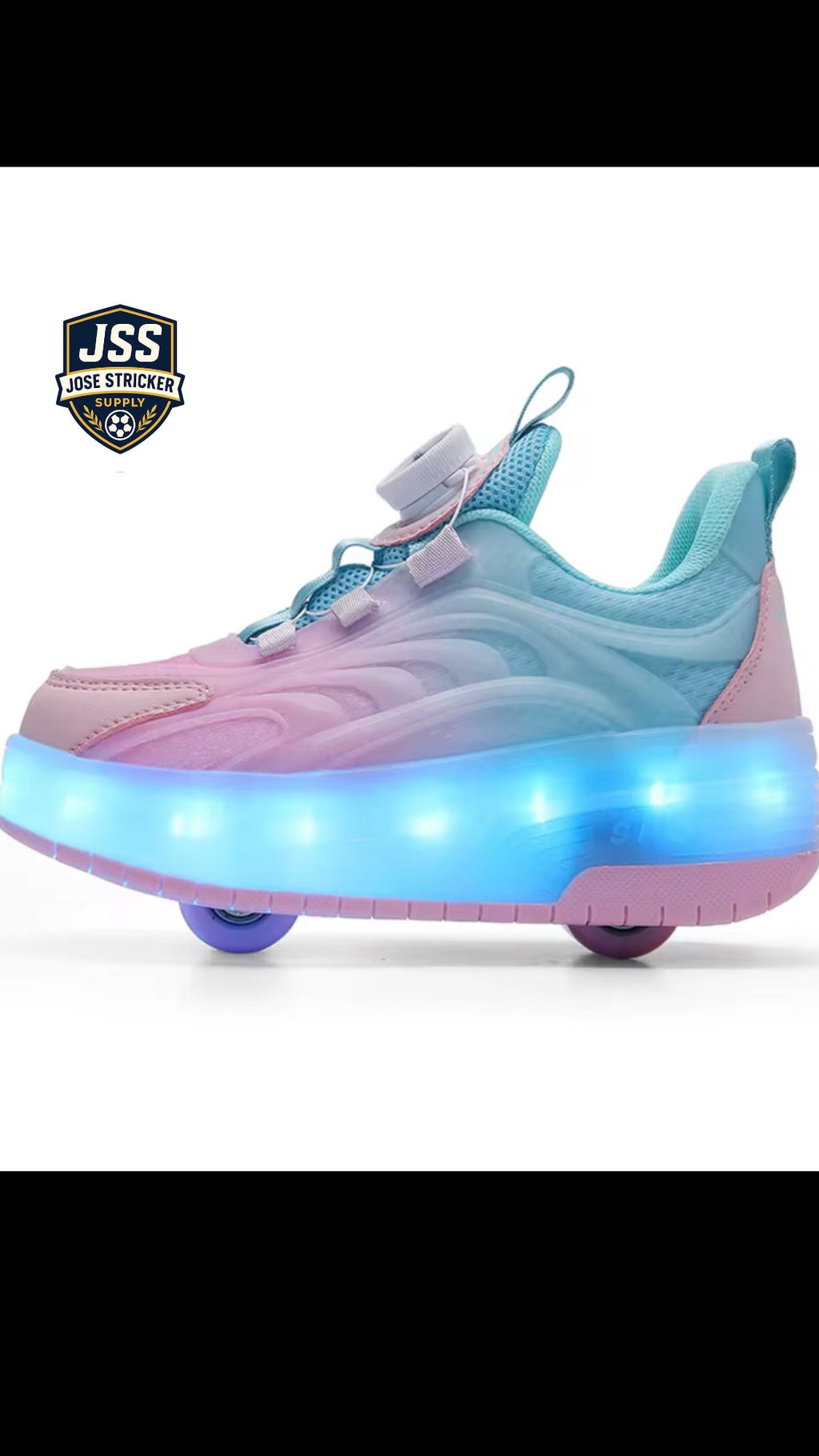 Chaussures Led de sport à deux roues pour enfants, patins ajustables d’extérieur pour filles et garçons.