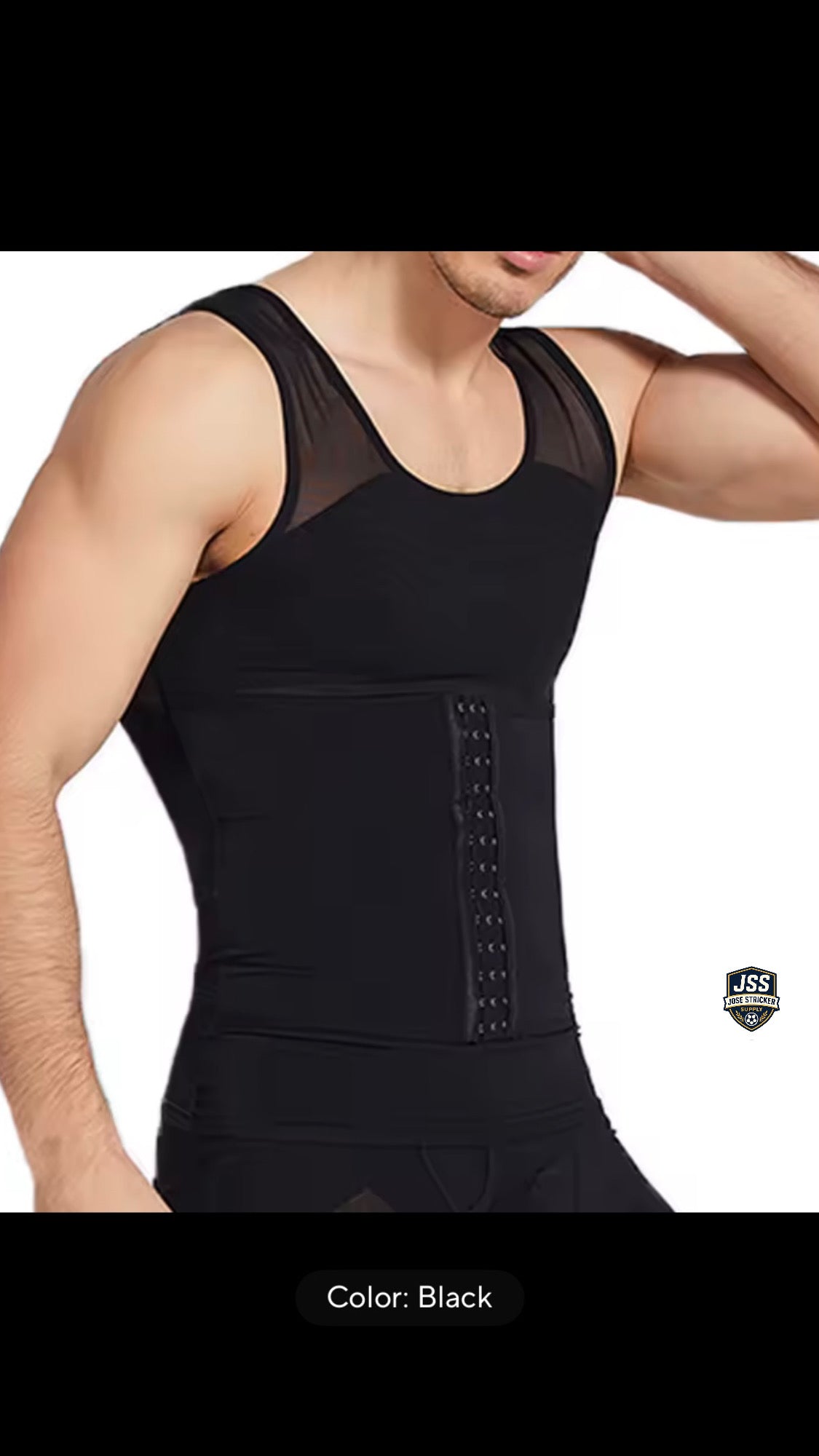 Gilet de Compression pour Hommes – Gaine Amincissante pour le Ventre, Sous-Vêtement Sculptant, Gilet Minceur, Corset Réducteur de Taille, Correcteur de Gynécomastie, Haut de Mise en Forme