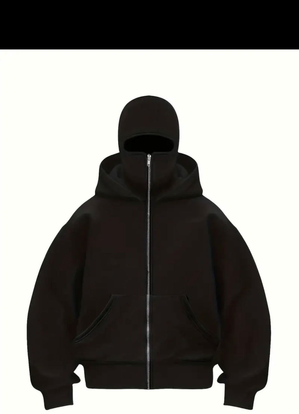 Sweat à capuche streetwear pour homme avec fermeture éclair intégrale à l’avant et sur la capuche – Chaleur hivernale ultra-résistante, sweat à capuche zippé pour homme, coupe ample style streetwear avec poche kangourou – Vêtement chaud lavable en machine