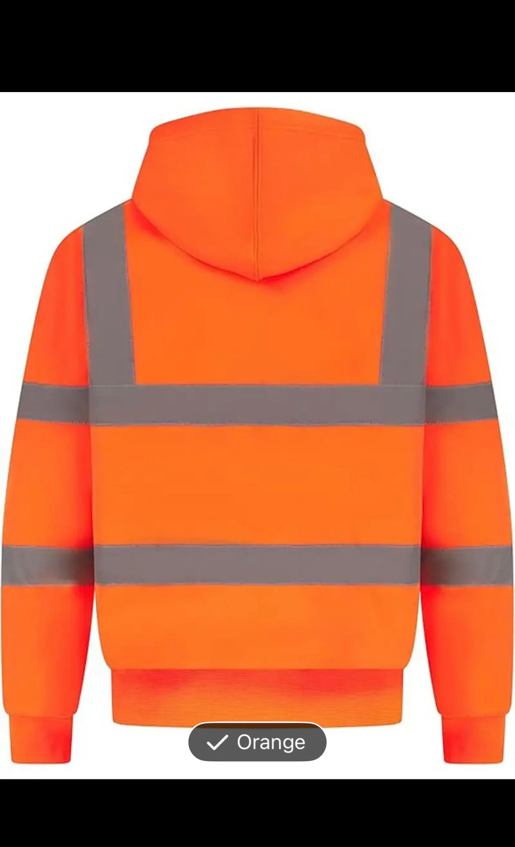 Vêtement LABEL APPAREL – Sweat à capuche pour homme haute visibilité, chandail de travail réfléchissant en molleton