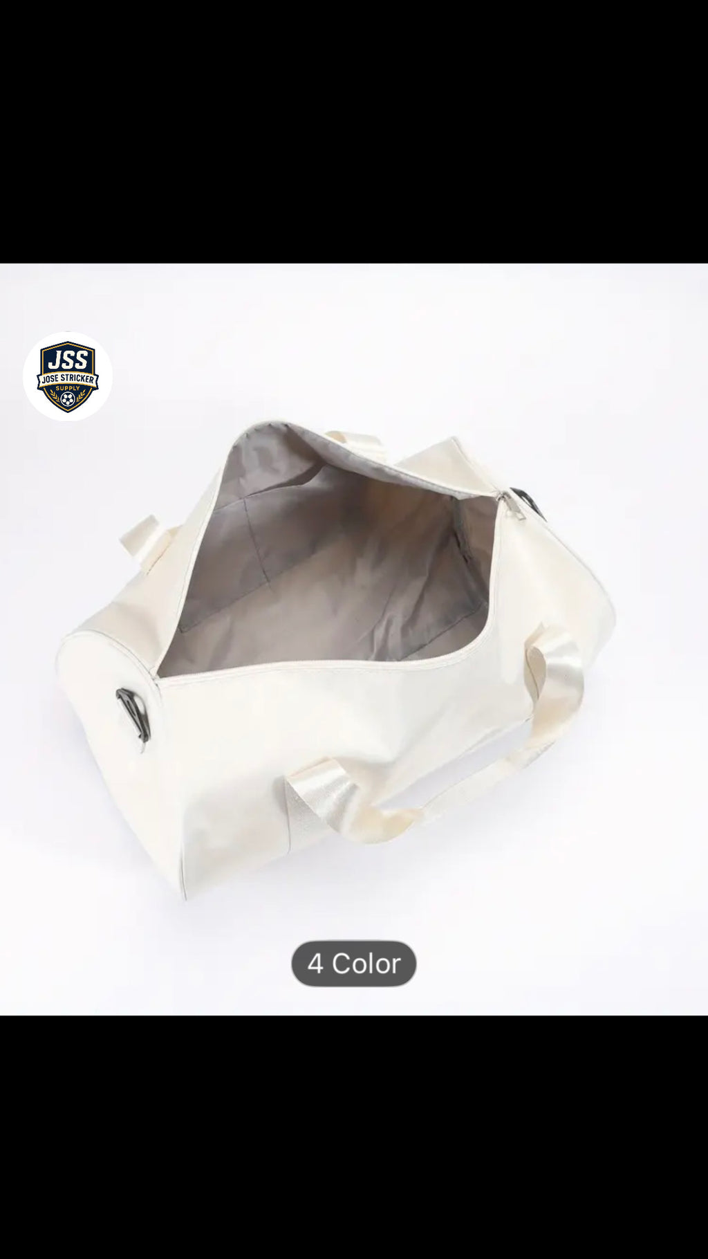 1 pièce Sac de sport avec motivation fitness – Sac de sport léger et pliable, grande capacité, porté croisé avec bandoulière réglable et fermeture éclair sécurisée, design fitness blanc/noir pour femmes/hommes, idéal pour la salle de sport, le voyage, le